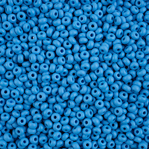 Czech Seedbead Approx 22g Vial 6/0 - Blue Shades