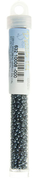 Czech Seedbead Approx 22g Vial 8/0 - White/Black/Multi Shades