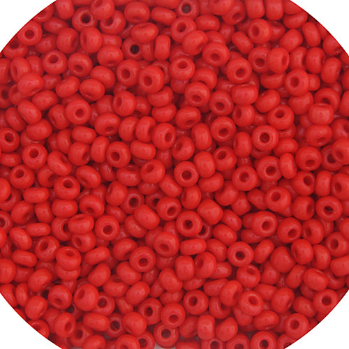 Czech Seedbead Approx 22g Vial 8/0 - Red Shades