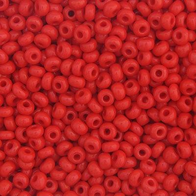 Czech Seedbead Approx 22g Vial 8/0 - Red Shades