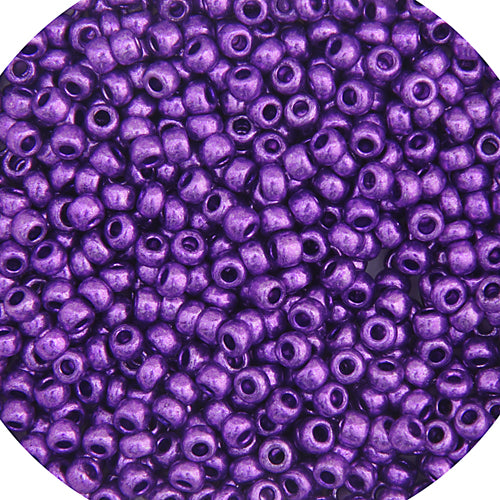 Czech Seedbead Approx 22g Vial 8/0 - Purple Shades