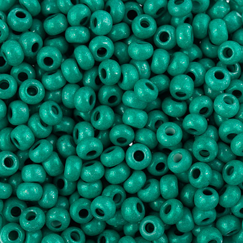 Czech Seedbead Approx 22g Vial 8/0 - Green Shades