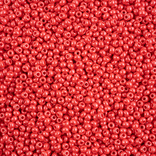 Czech Seedbead Approx 22g Vial 8/0 - Red Shades