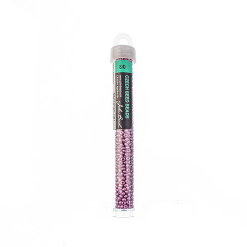 Czech Seedbead Approx 22g Vial 8/0 - Purple Shades