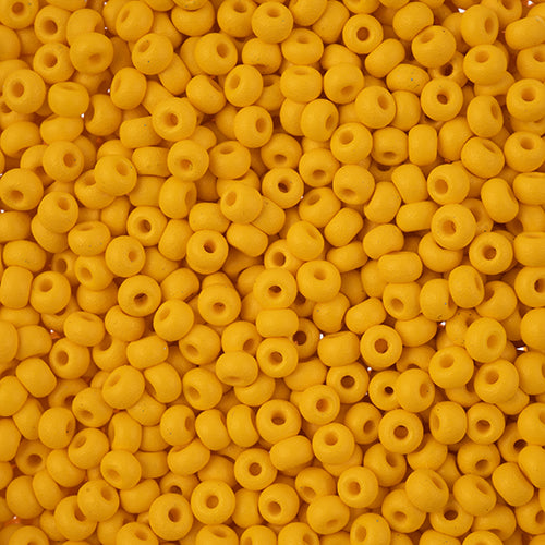 Czech Seedbead Approx 22g Vial 8/0 - Yellow/Orange Shades