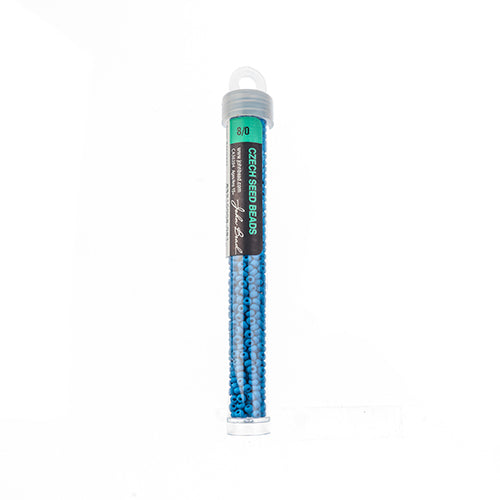 Czech Seedbead Approx 22g Vial 8/0 - Blue Shades