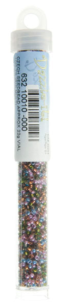 Czech Seed Bead Approx 22g Vial 10/0 - Multi Shades