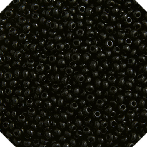 Czech Seed Bead Approx 22g Vial 10/0 - White/Black Shades