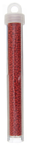 Czech Seed Bead Approx 22g Vial 10/0 - Red Shades