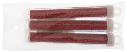 Czech Seed Bead Approx 22g Vial 10/0 - Red Shades