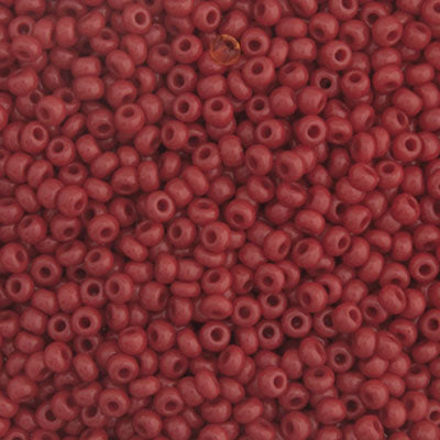 Czech Seed Bead Approx 22g Vial 10/0 - Red Shades