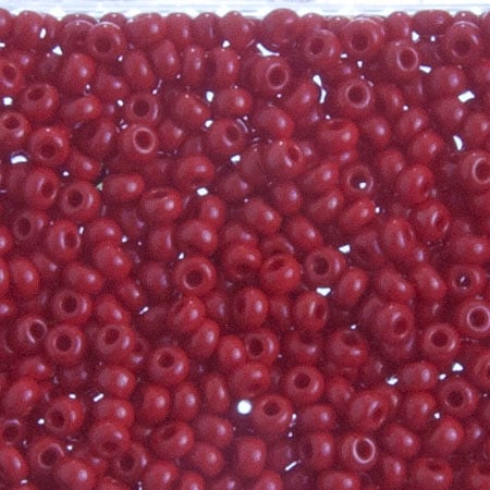 Czech Seed Bead Approx 22g Vial 10/0 - Red Shades