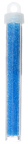 Czech Seed Bead Approx 22g Vial 10/0 - Blue Shades