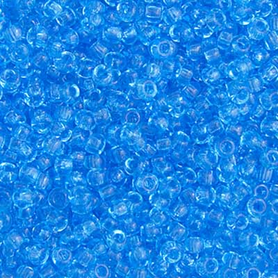 Czech Seed Bead Approx 22g Vial 10/0 - Blue Shades