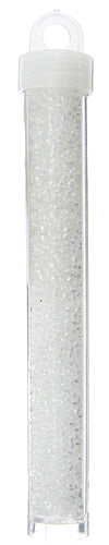 Czech Seed Bead Approx 22g Vial 10/0 - White/Black Shades