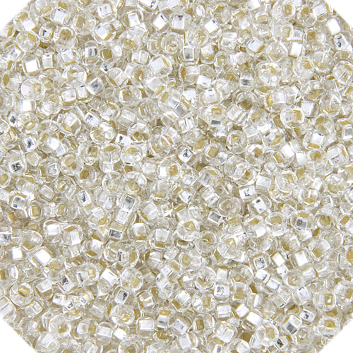 Czech Seed Bead Approx 22g Vial 10/0 - White/Black Shades