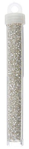 Czech Seed Bead Approx 22g Vial 10/0 - White/Black Shades