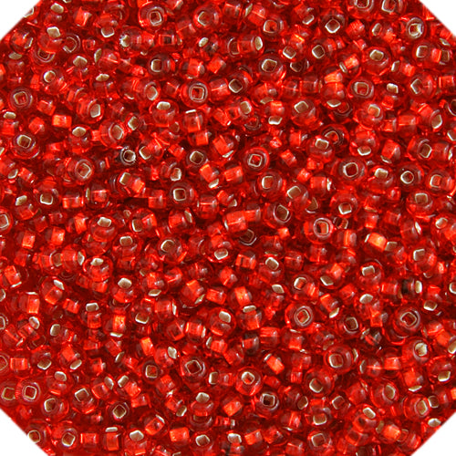 Czech Seed Bead Approx 22g Vial 10/0 - Red Shades