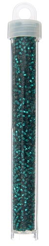 Czech Seed Bead Approx 22g Vial 10/0 - Green Shades