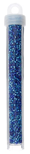 Czech Seed Bead Approx 22g Vial 10/0 - Blue Shades
