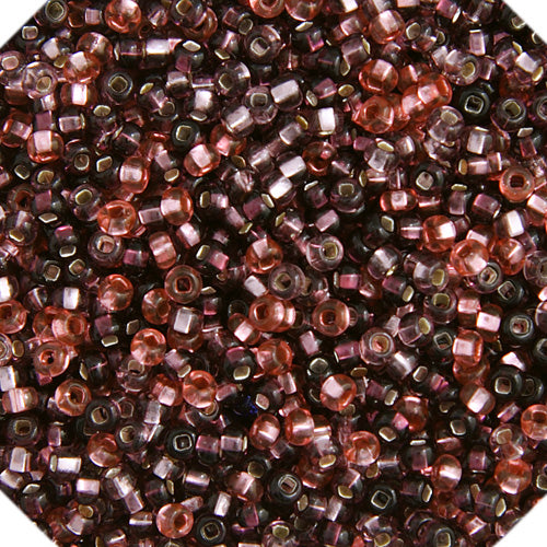 Czech Seed Bead Approx 22g Vial 10/0 - Purple Shades