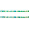 Czech Seed Bead Approx 22g Vial 10/0 - Green Shades