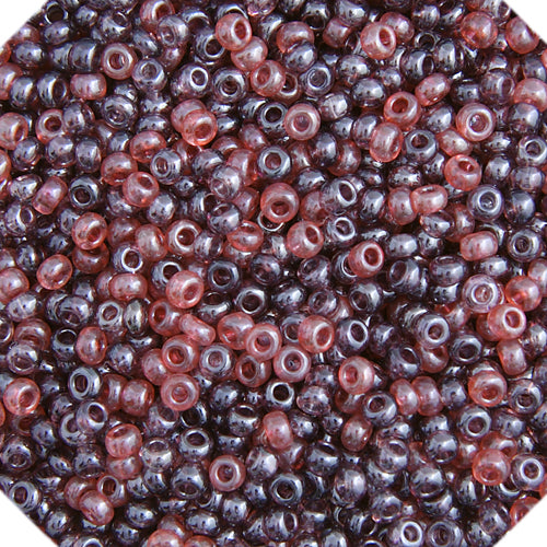 Czech Seed Bead Approx 22g Vial 10/0 - Purple Shades