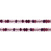 Czech Seed Bead Approx 22g Vial 10/0 - Purple Shades