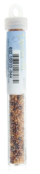 Czech Seed Bead Approx 22g Vial 10/0 - Brown Shades