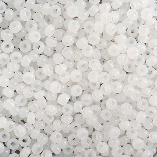 Czech Seed Bead Approx 22g Vial 10/0 - White/Black Shades