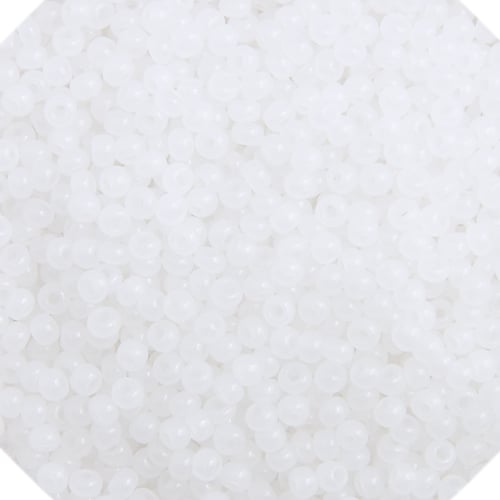 Czech Seed Bead Approx 22g Vial 10/0 - White/Black Shades