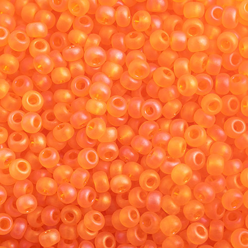 Czech Seed Bead Approx 22g Vial 10/0 - Yellow/Orange Shades