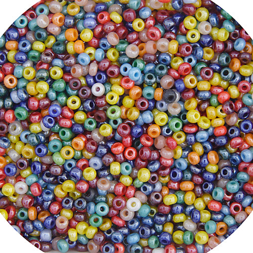 Czech Seed Bead Approx 22g Vial 10/0 - Multi Shades