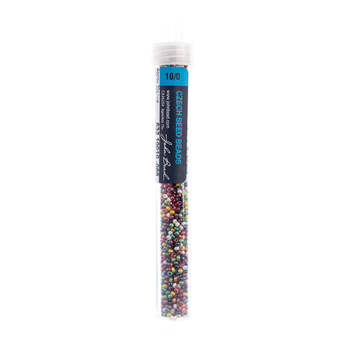 Czech Seed Bead Approx 22g Vial 10/0 - Multi Shades