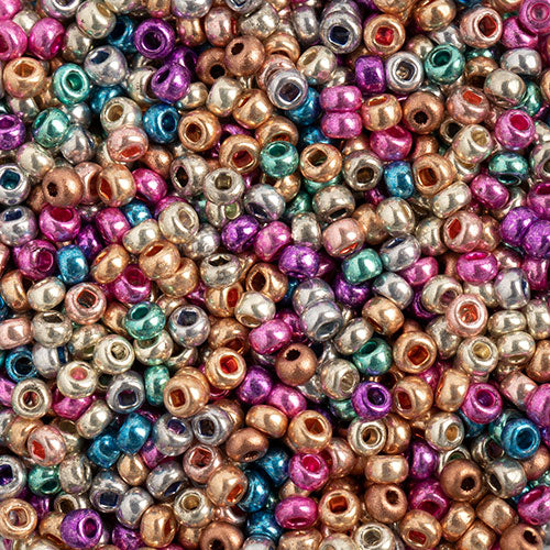 Czech Seed Bead Approx 22g Vial 10/0 - Multi Shades
