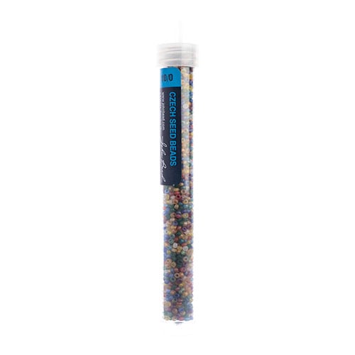 Czech Seed Bead Approx 22g Vial 10/0 - Multi Shades