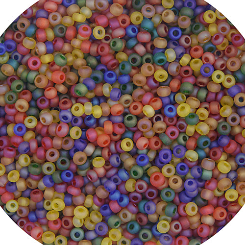 Czech Seed Bead Approx 22g Vial 10/0 - Multi Shades