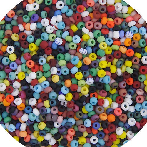 Czech Seed Bead Approx 22g Vial 10/0 - Multi Shades