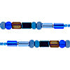 Czech Seed Bead Approx 22g Vial 10/0 - Blue Shades