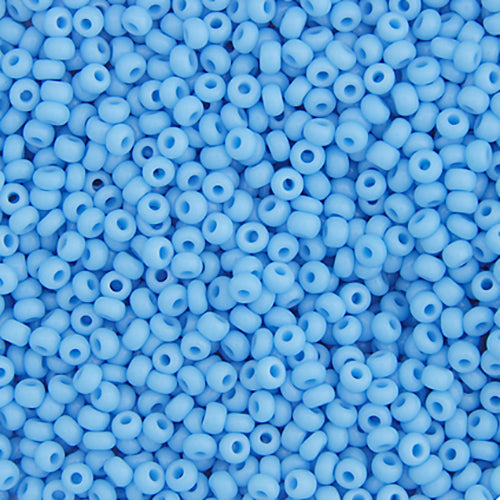 Czech Seed Bead Approx 22g Vial 10/0 - Blue Shades
