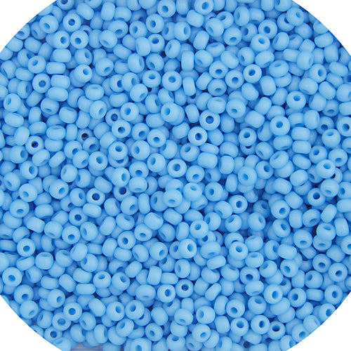 Czech Seed Bead Approx 22g Vial 10/0 - Blue Shades