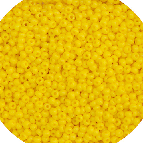 Czech Seed Bead Approx 22g Vial 10/0 - Yellow/Orange Shades