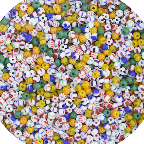 Czech Seed Bead Approx 22g Vial 10/0 - Multi Shades