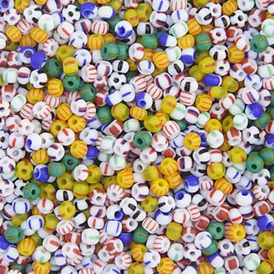 Czech Seed Bead Approx 22g Vial 10/0 - Multi Shades