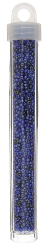 Czech Seed Bead Approx 22g Vial 10/0 - Blue Shades