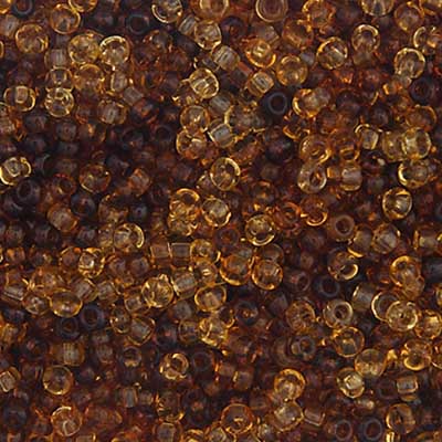Czech Seed Bead Approx 22g Vial 10/0 - Brown Shades
