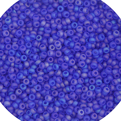 Czech Seed Bead Approx 22g Vial 10/0 - Blue Shades