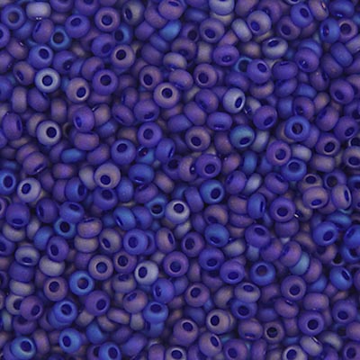 Czech Seed Bead Approx 22g Vial 10/0 - Blue Shades