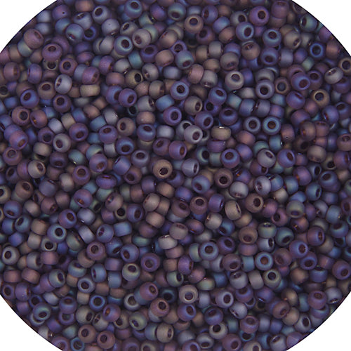 Czech Seed Bead Approx 22g Vial 10/0 - Purple Shades