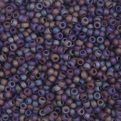 Czech Seed Bead Approx 22g Vial 10/0 - Purple Shades